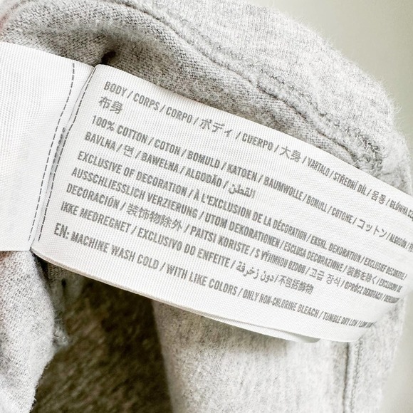 Abercrombie & Fitch Gray Soft A&F Tee Shirt sz Small - Picture 4 of 5